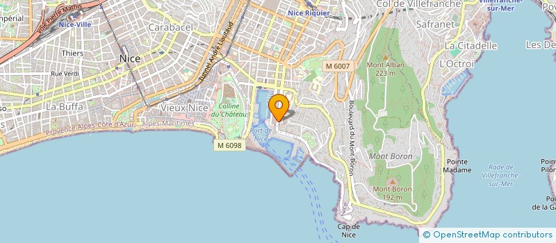 localisation de l'entreprise MONSIEUR ABDELMOGHIT BOUJELLABA à NICE