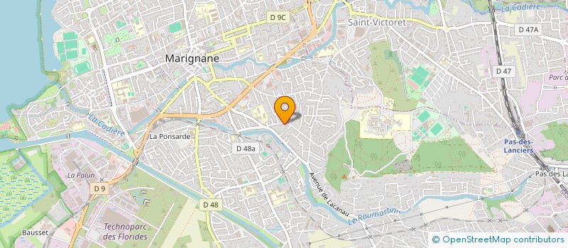 localisation de l'entreprise MONSIEUR ABDELMONAAM FEZAI  MARIGNANE