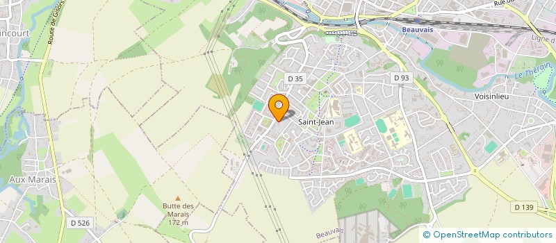 localisation de l'entreprise MONSIEUR ABDELMOTTALIB MOHAMED ADAM  BEAUVAIS