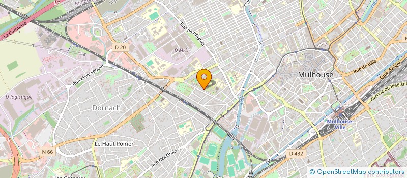 localisation de l'entreprise MONSIEUR ABDELMOUDJIB NAMOUN  MULHOUSE