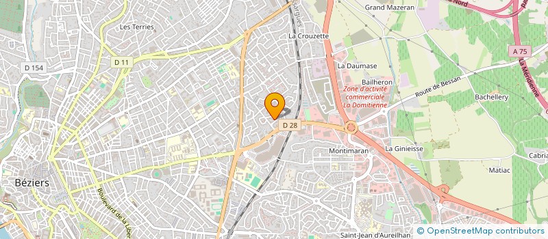 localisation de l'entreprise MONSIEUR ABDELMOUGHIT BOURIHOU à BEZIERS
