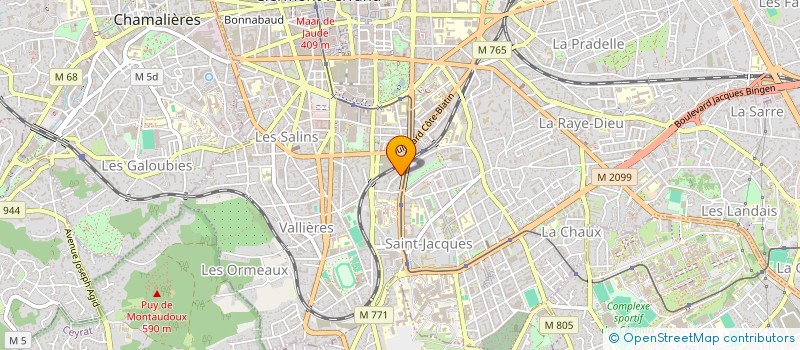 localisation de l'entreprise MONSIEUR ABDELMOUHAYMINE TABLA  CLERMONT-FERRAND