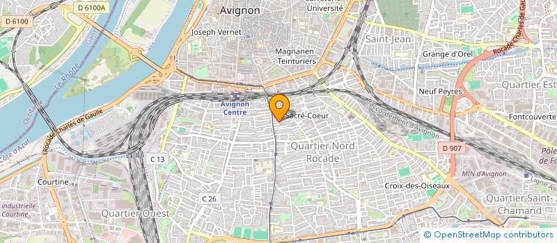 localisation de l'entreprise MONSIEUR ABDELMOUID AYACH  AVIGNON