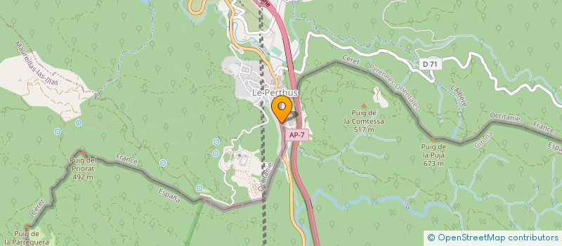 localisation de l'entreprise MONSIEUR ABDELMOULA ESSEDIK REBROUB  LE PERTHUS