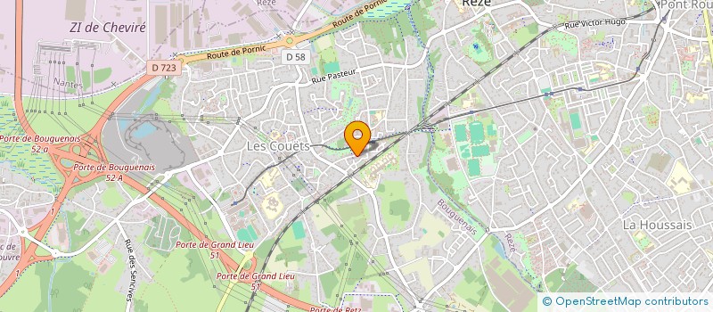 localisation de l'entreprise MONSIEUR ABDELMOULA LAASSIRI  BOUGUENAIS