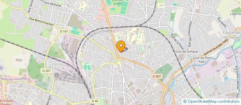 localisation de l'entreprise MONSIEUR ABDELMOUMEN ARIBI à NEVERS