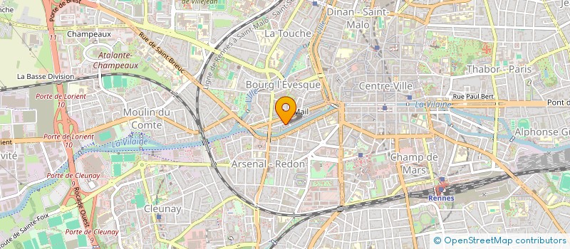 localisation de l'entreprise MONSIEUR ABDELMOUMENE BENDAHMANE  RENNES