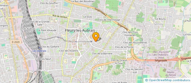 localisation de l'entreprise MONSIEUR ABDELMOUMENE CHOUDAR à FLEURY-LES-AUBRAIS