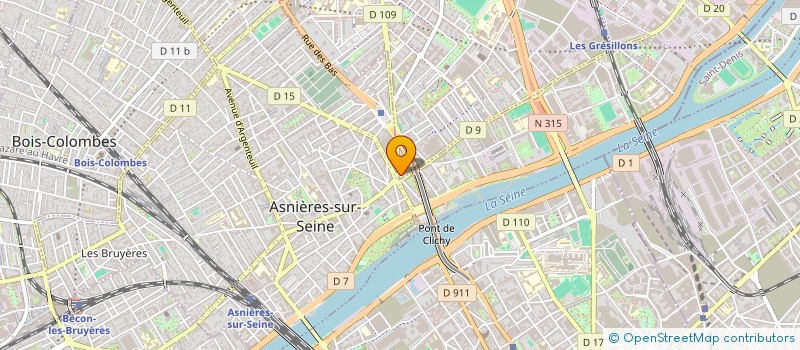 localisation de l'entreprise MONSIEUR ABDELMOUMENE GANA à GENNEVILLIERS