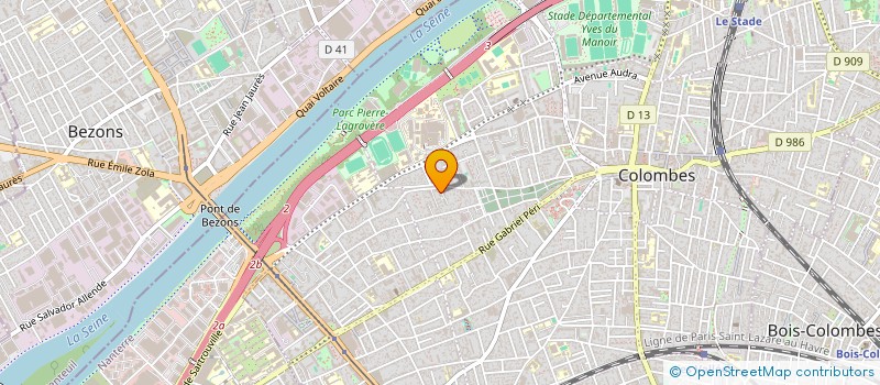 localisation de l'entreprise MONSIEUR ABDELMOUMENE MAZIT à COLOMBES