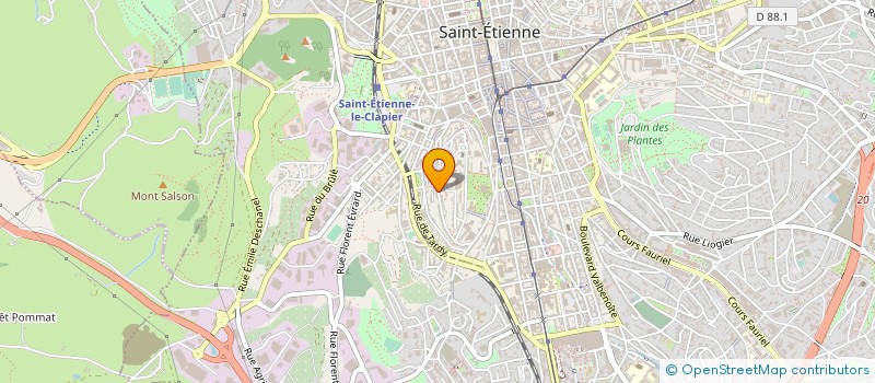localisation de l'entreprise MONSIEUR ABDELMOUMENE SAYAD  SAINT-ETIENNE