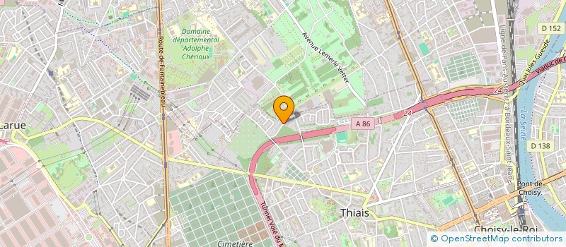 localisation de l'entreprise MONSIEUR ABDELMOUMENE TRABSI  THIAIS