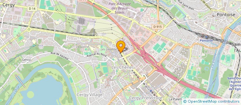 localisation de l'entreprise MONSIEUR ABDELMOUMIN LAICHE  CERGY