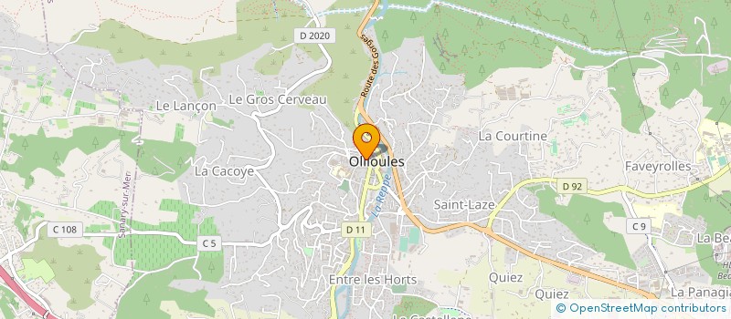 localisation de l'entreprise MONSIEUR ABDELMOUNAIM BHIHI à OLLIOULES