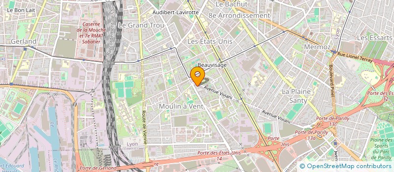 localisation de l'entreprise MONSIEUR ABDELMOUNAIM CHADLI  VENISSIEUX