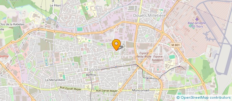 localisation de l'entreprise MONSIEUR ABDELMOUNAIM TOUNARTI  TOURS