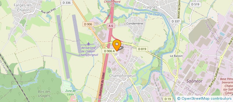 localisation de l'entreprise MONSIEUR ABDELMOUNYM OMARI  CHAMPFORGEUIL