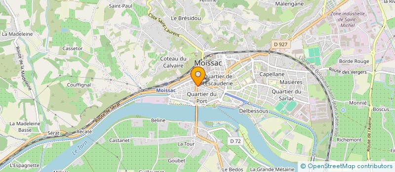 localisation de l'entreprise MONSIEUR ABDELNACER BOUKATOUH à MOISSAC