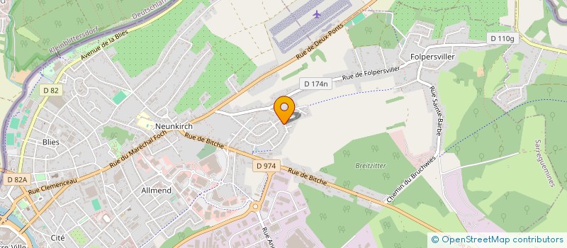 localisation de l'entreprise MONSIEUR ABDELNACER SADOK  SARREGUEMINES