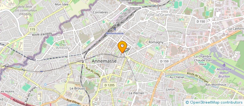 localisation de l'entreprise MONSIEUR ABDELNOR BELGUIDOUM à ANNEMASSE