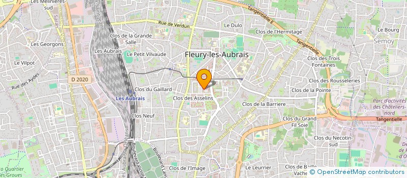 localisation de l'entreprise MONSIEUR ABDELNOUR CHENAFI  FLEURY-LES-AUBRAIS