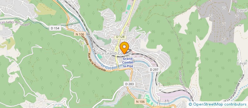 localisation de l'entreprise MONSIEUR ABDELOHAB HAMMACHI  LA GRAND-COMBE