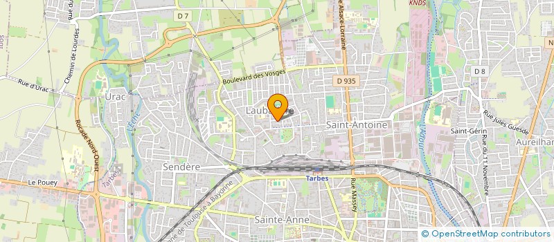 localisation de l'entreprise MONSIEUR ABDELOUAFI CHIBANI  TARBES