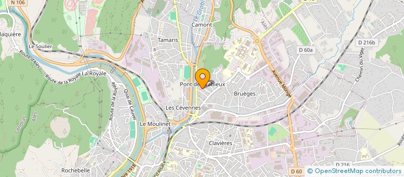 localisation de l'entreprise MONSIEUR ABDELOUAHAB ABBADI à ALES