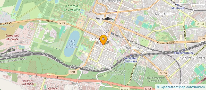 localisation de l'entreprise MONSIEUR ABDELOUAHAB AISSAOUI à VERSAILLES