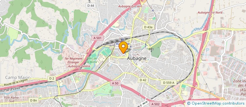 localisation de l'entreprise MONSIEUR ABDELOUAHAB AISSAOUI à AUBAGNE