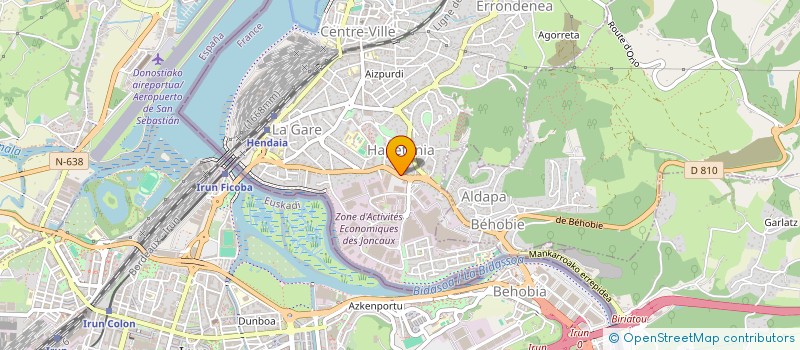 localisation de l'entreprise MONSIEUR ABDELOUAHAB AKKOUH EL-AYYADI à HENDAYE