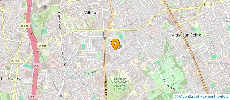 localisation de l'entreprise MONSIEUR ABDELOUAHAB AMRANE  VILLEJUIF