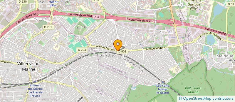 localisation de l'entreprise MONSIEUR ABDELOUAHAB AYAD  NOISY-LE-GRAND