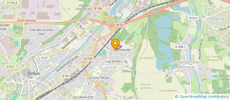 localisation de l'entreprise MONSIEUR ABDELOUAHAB BOUDAOUD à DREUX