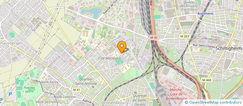 localisation de l'entreprise MONSIEUR ABDELOUAHAB BOULKADID  STRASBOURG