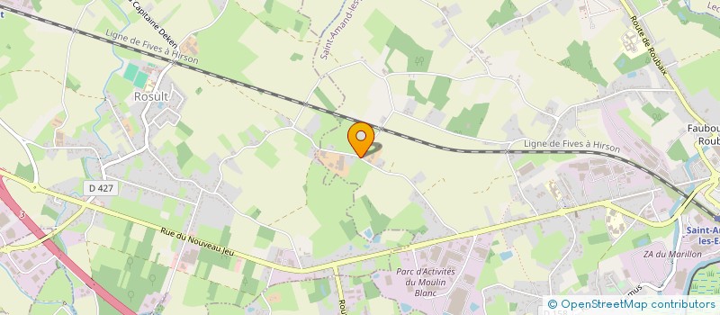 localisation de l'entreprise MONSIEUR ABDELOUAHAB DERBAL  SAINT-AMAND-LES-EAUX