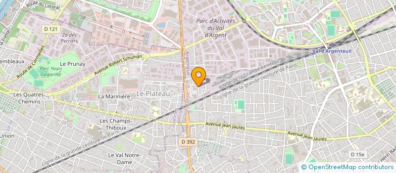 localisation de l'entreprise MONSIEUR ABDELOUAHAB EDDAAIF  ARGENTEUIL