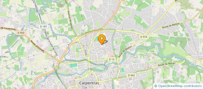 localisation de l'entreprise MONSIEUR ABDELOUAHAB EL IDRISSI à CARPENTRAS