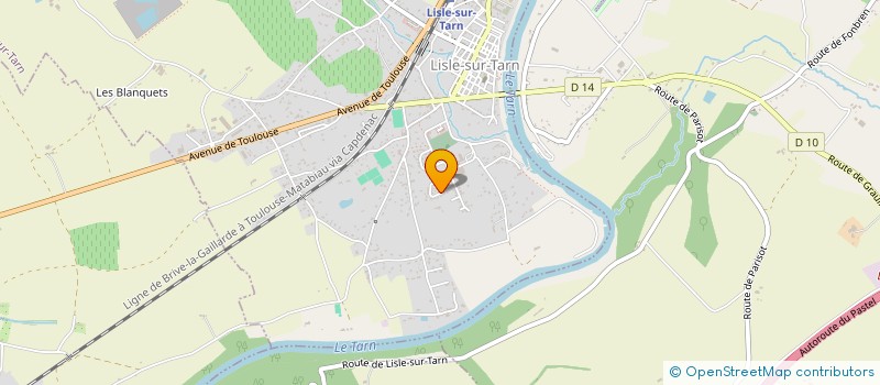 localisation de l'entreprise MONSIEUR ABDELOUAHAB ESSAKOUTI à LISLE-SUR-TARN