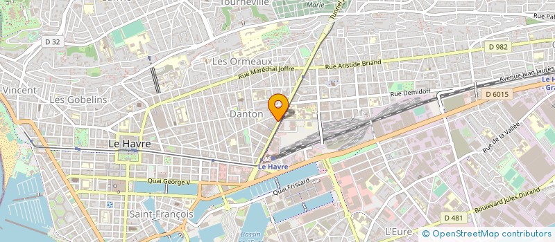 localisation de l'entreprise MONSIEUR ABDELOUAHAB FAIDI  LE HAVRE