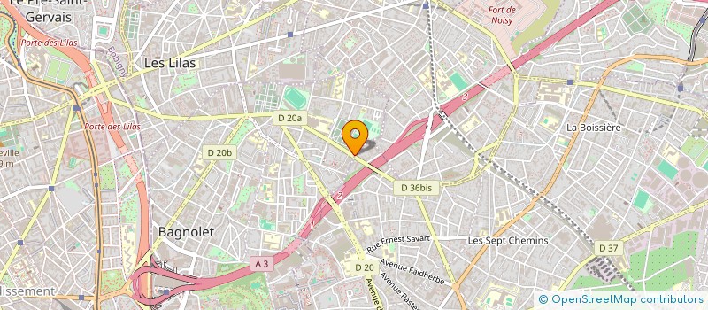 localisation de l'entreprise MONSIEUR ABDELOUAHAB HEDNA à BAGNOLET