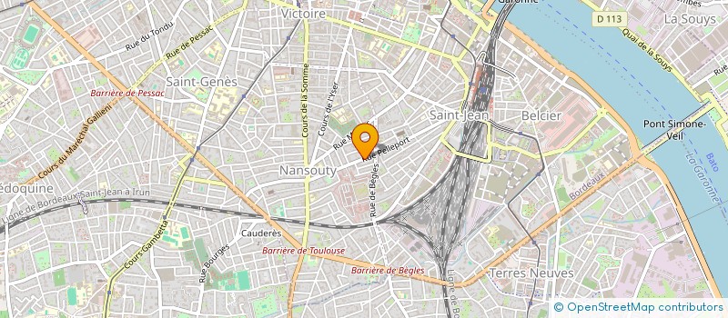 localisation de l'entreprise MONSIEUR ABDELOUAHAB MAZIANE  BORDEAUX