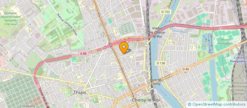 localisation de l'entreprise MONSIEUR ABDELOUAHAB TAIRI  CHOISY-LE-ROI