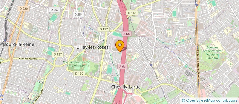 localisation de l'entreprise MONSIEUR ABDELOUAHADE FARIS  L'HAY-LES-ROSES