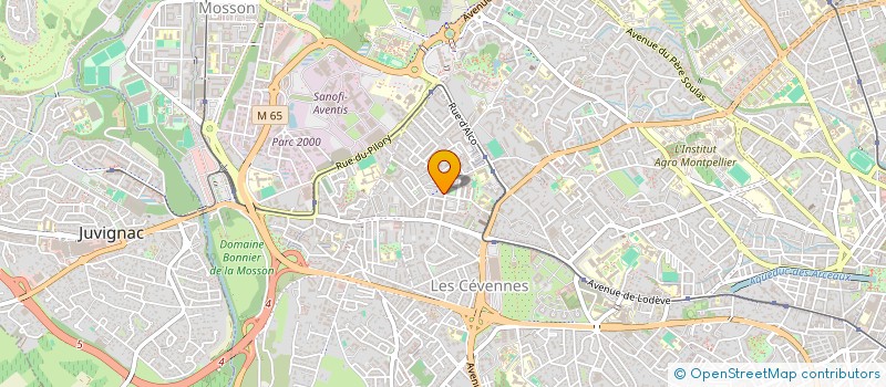 localisation de l'entreprise MONSIEUR ABDELOUAHD SADOUKI à MONTPELLIER