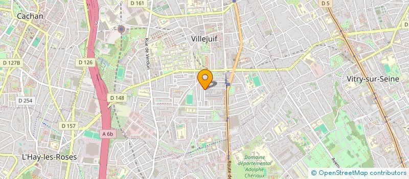 localisation de l'entreprise MONSIEUR ABDELOUAHEB ASGUIR à VILLEJUIF