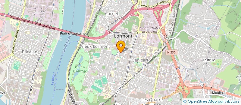 localisation de l'entreprise MONSIEUR ABDELOUAHEB BAHRI  LORMONT