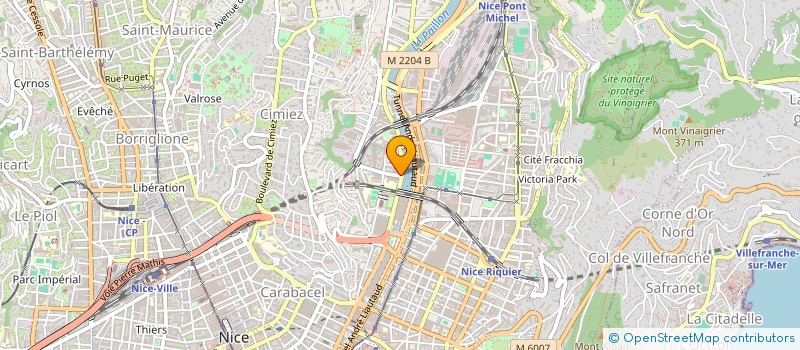 localisation de l'entreprise MONSIEUR ABDELOUAHEB EL AHCENE à NICE