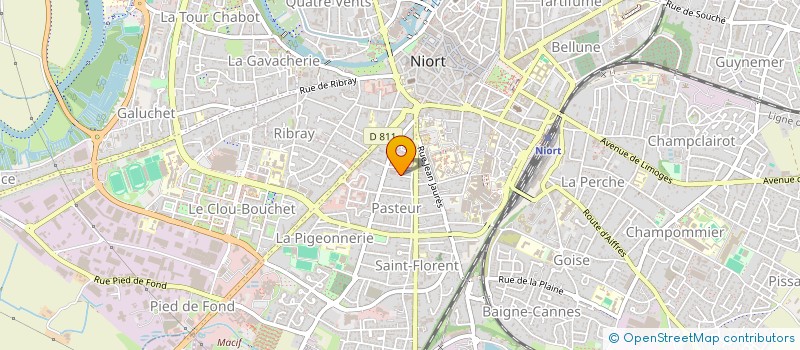 localisation de l'entreprise MONSIEUR ABDELOUAHED BENHADDOU  NIORT