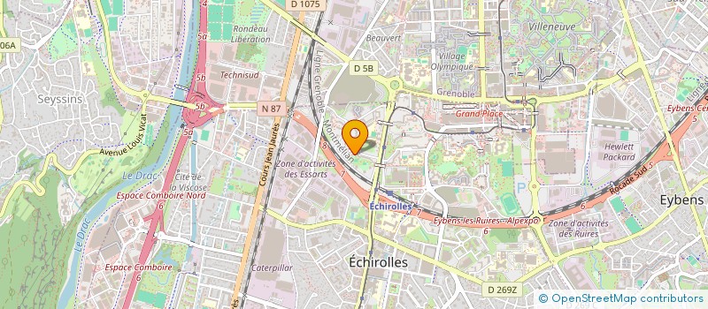 localisation de l'entreprise MONSIEUR ABDELOUAHED CHEIKH à ECHIROLLES